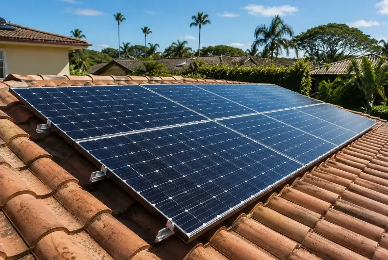 Installation de panneaux solaires à Saint-M'Hervé